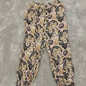 EUC Anthropologie Paisley pants